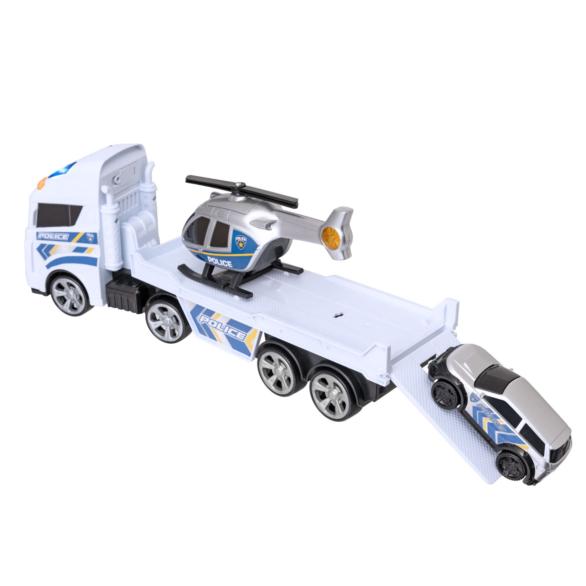 Teamsterz Police Pursuit Vehicles With Lights And Sound Blue| Kidinn