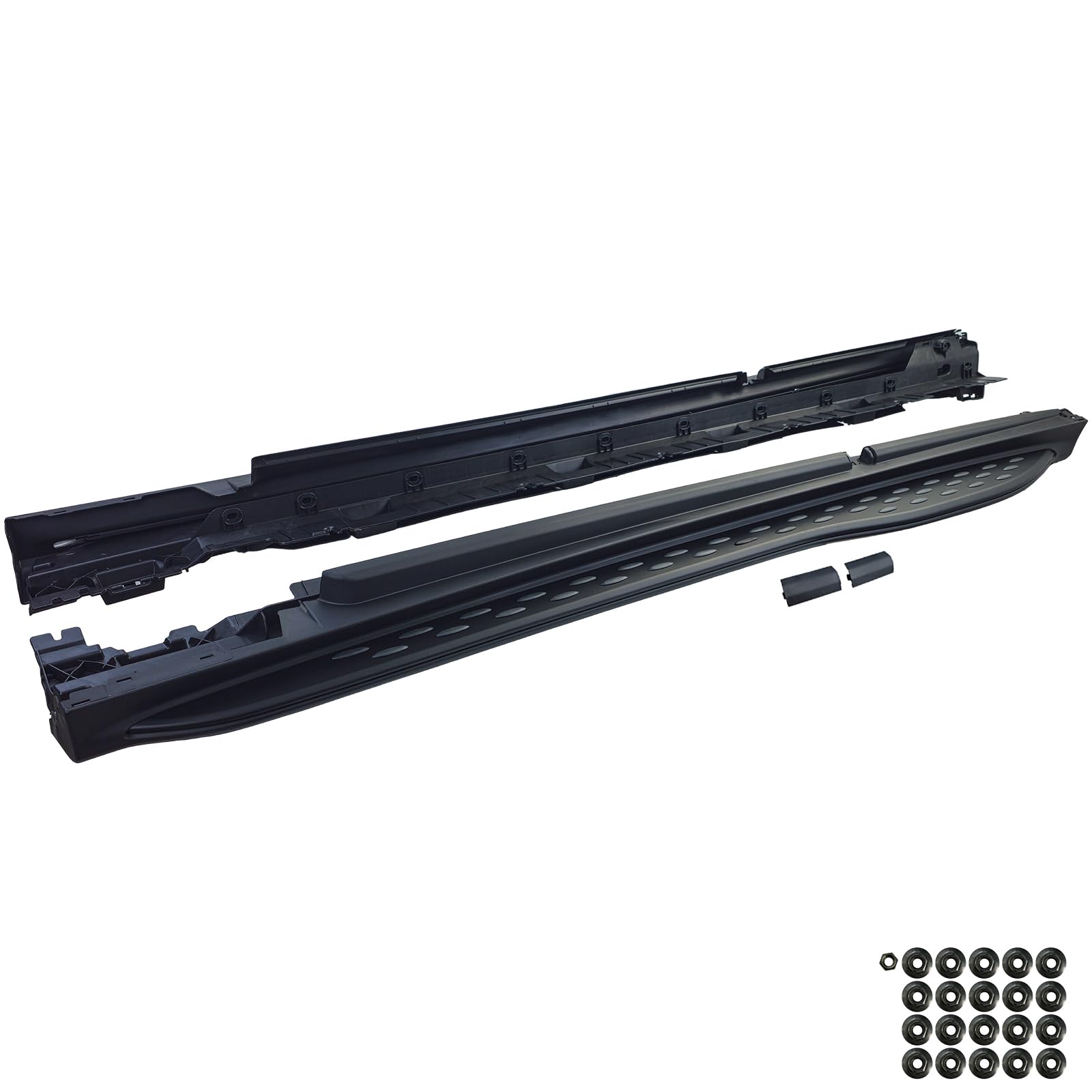 Alu Trittbretter OE Style Black Edition passt für Mercedes GLC X254 C254 Coupe