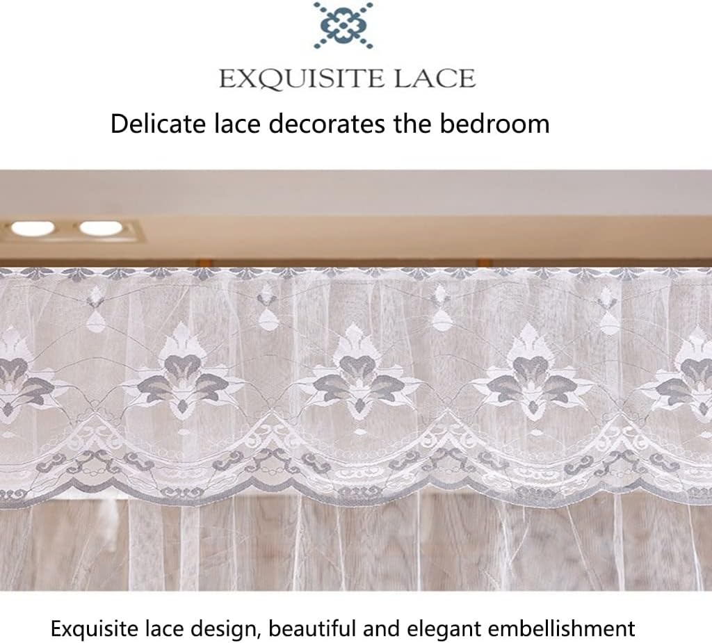 Mosquito Net for Double Bed Large Screen Mesh Net for Mosquito Or Insect Protection Universal Mosquito Mesh Net for Travelling Camping and Family Used (Color : Purple, S