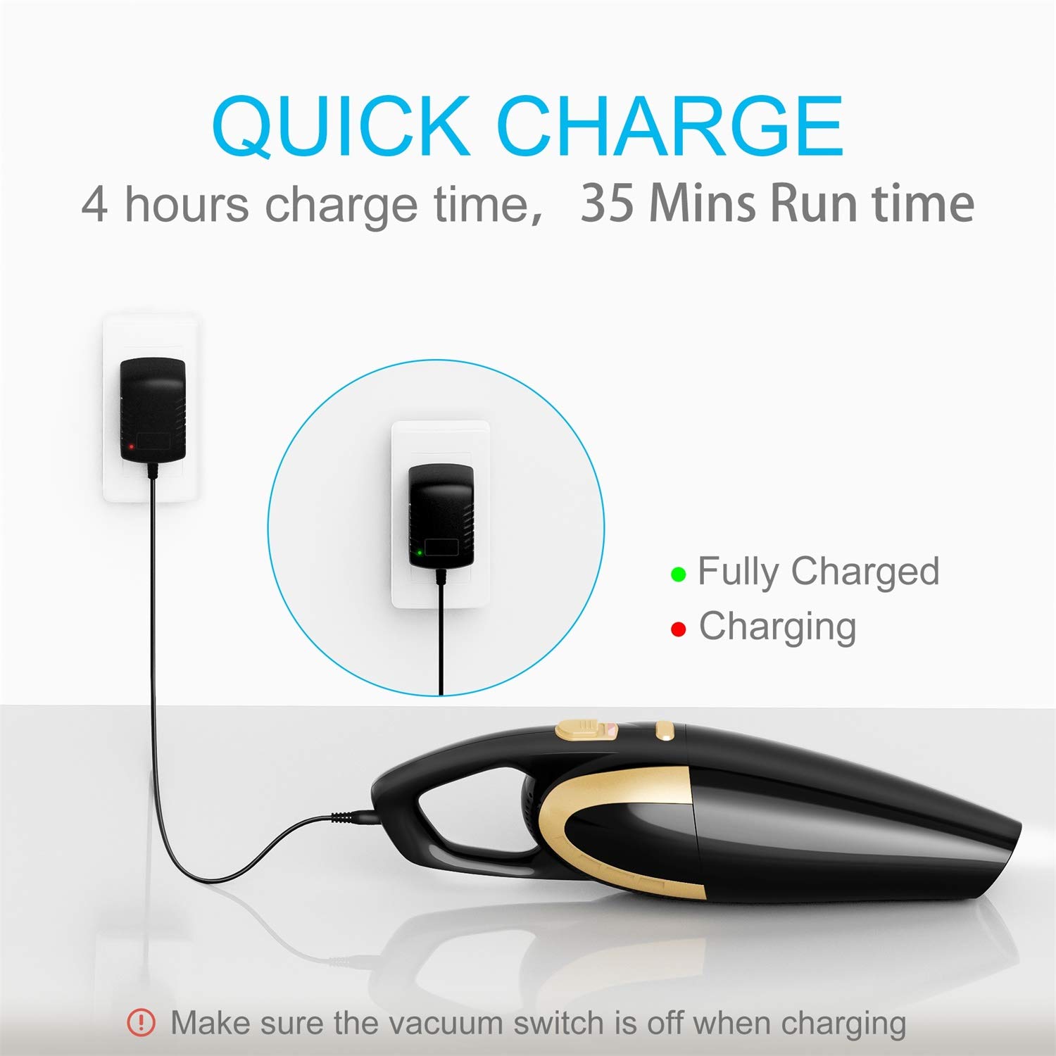 AivaToba Handheld Vacuum Cleaner 
