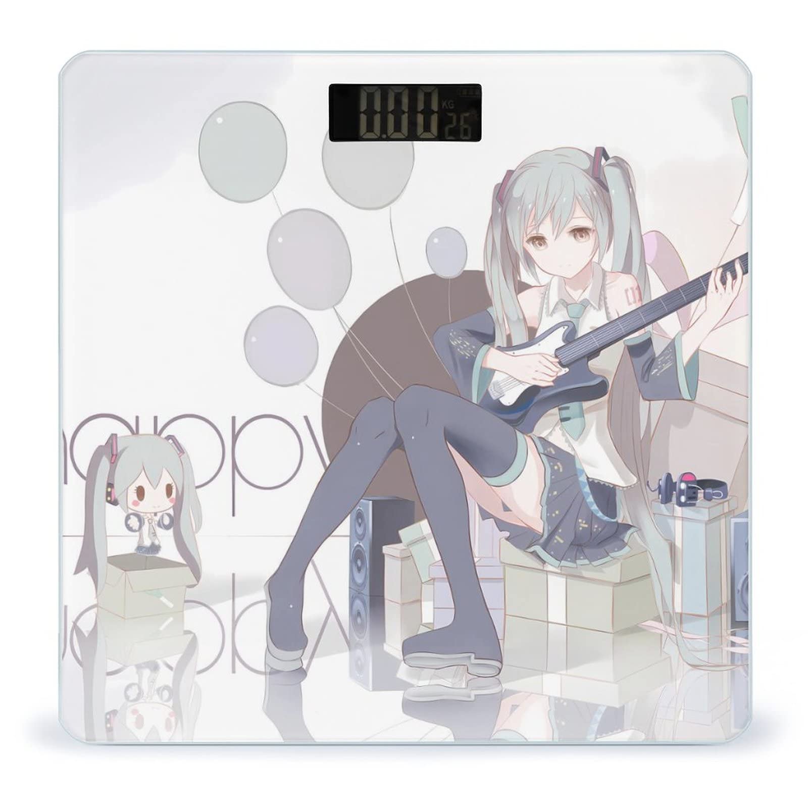 Amazon.co.jp: 初音 ミク 体重計 高精度 ボディスケール 電源自動ON