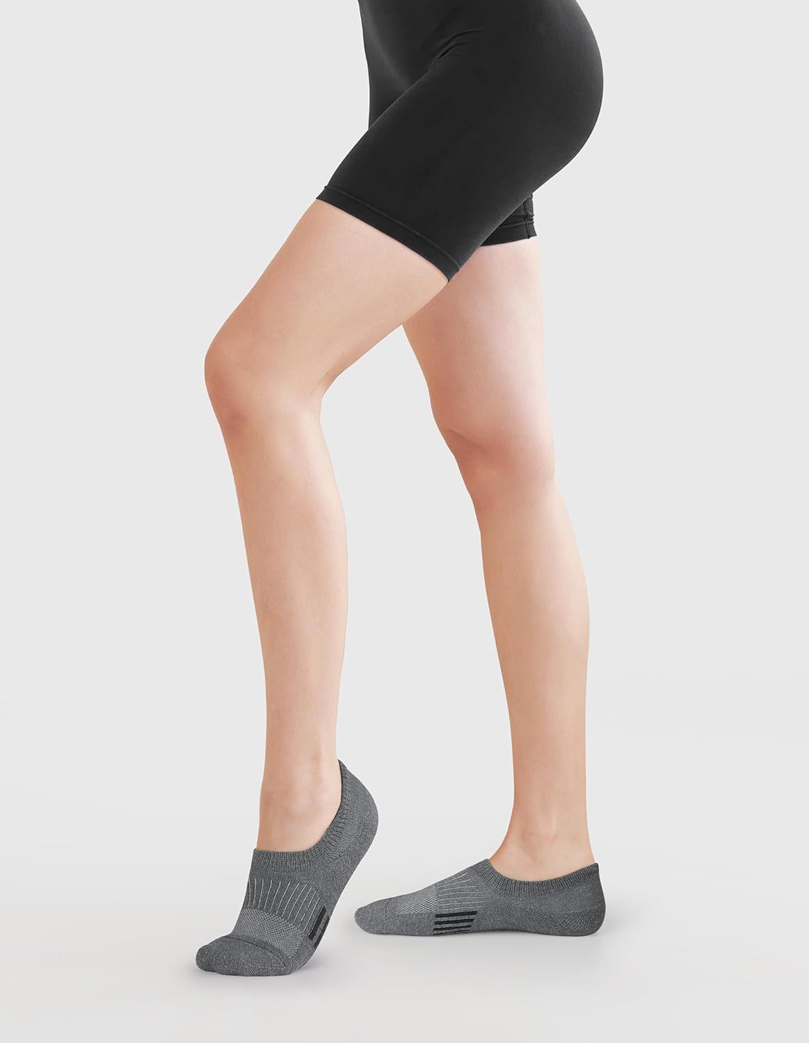 Airacker No Show Socks Womens Athletic Cushioned Low Cut Sports Running Ankle Socks for Women 6 Pairs - Image 8