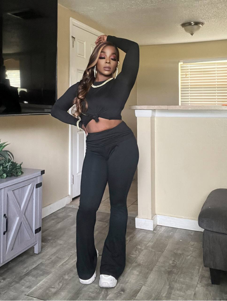 Amazon.com: kaimimei Women's 2 Piece Lounge Outfits Slim Long