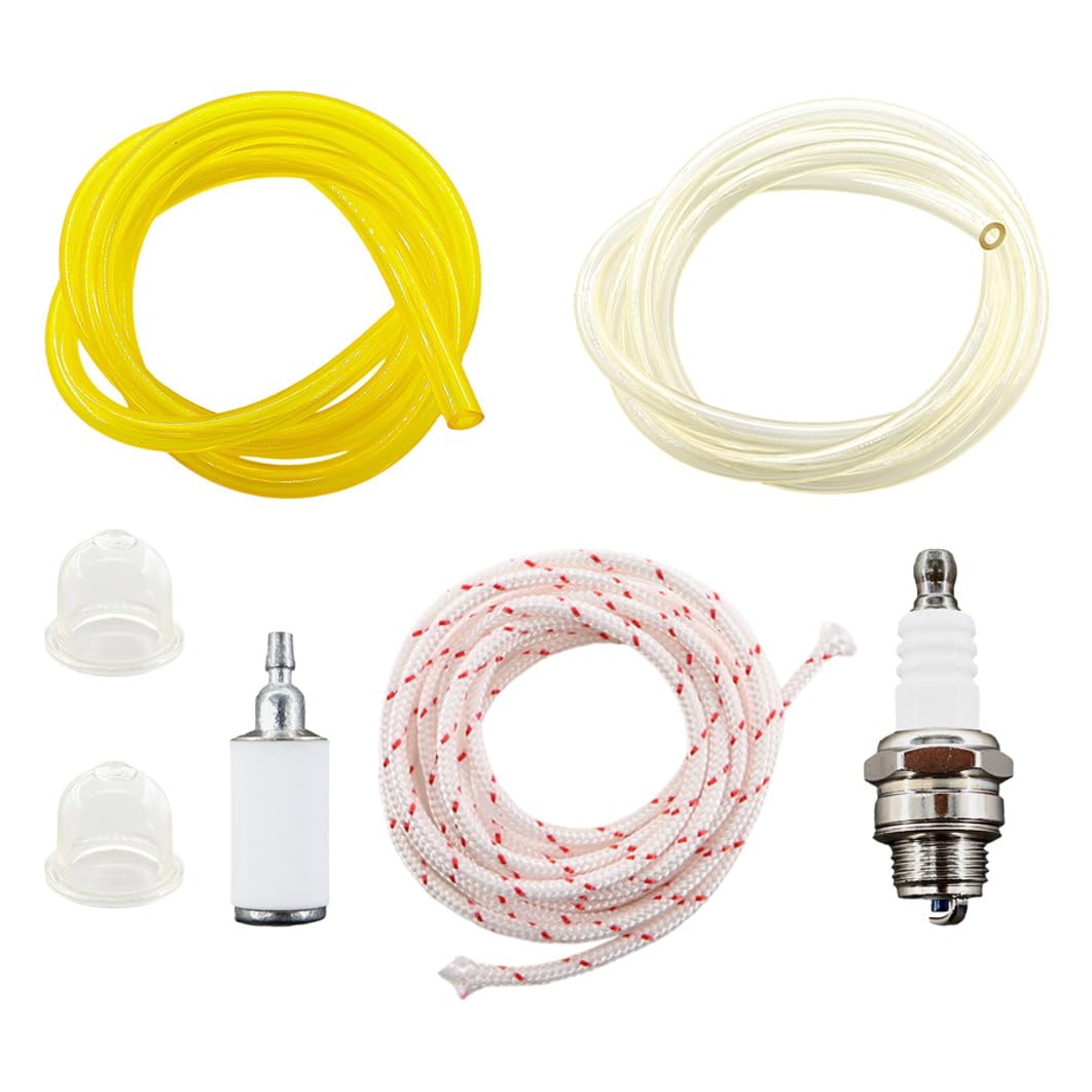 MCHNIC Petrol Fuel Pipe Tube Hose Line Fuel Filter & 2M Pull Cord Service Kit McCulloch Mac 325, 335, 8-42, 842, 435, 436, 438, 440, 441, 442 Chainsaw