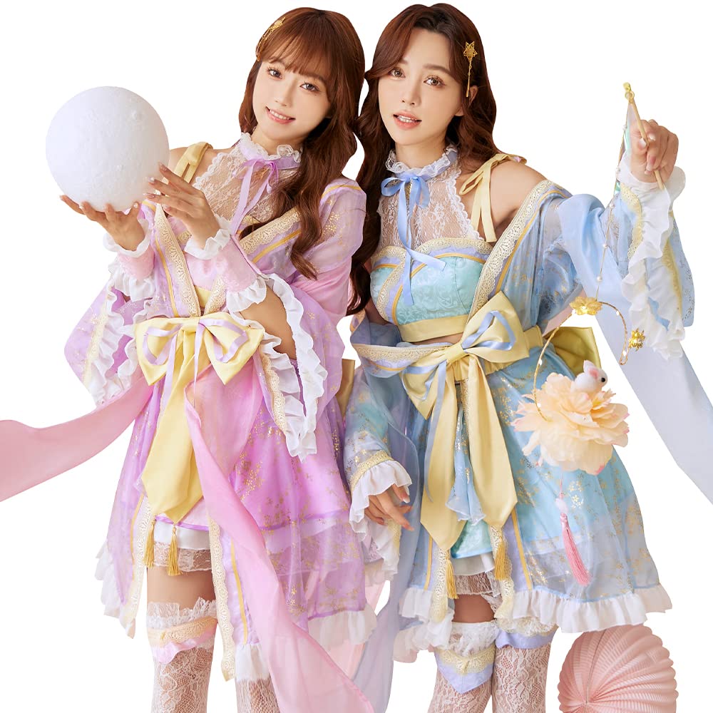 Malymoon 七夕 織姫 コスプレ 衣装 Amazon.co.jp: [Malymoon] 織姫 織姫様 七夕 衣装 和装 着物