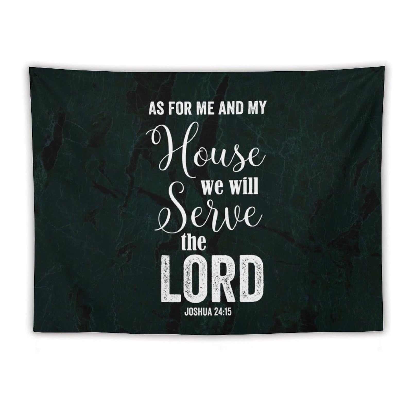 Tapiz de pared para dormitorio Yelolyio con diseño religioso y fácil de colgar 8