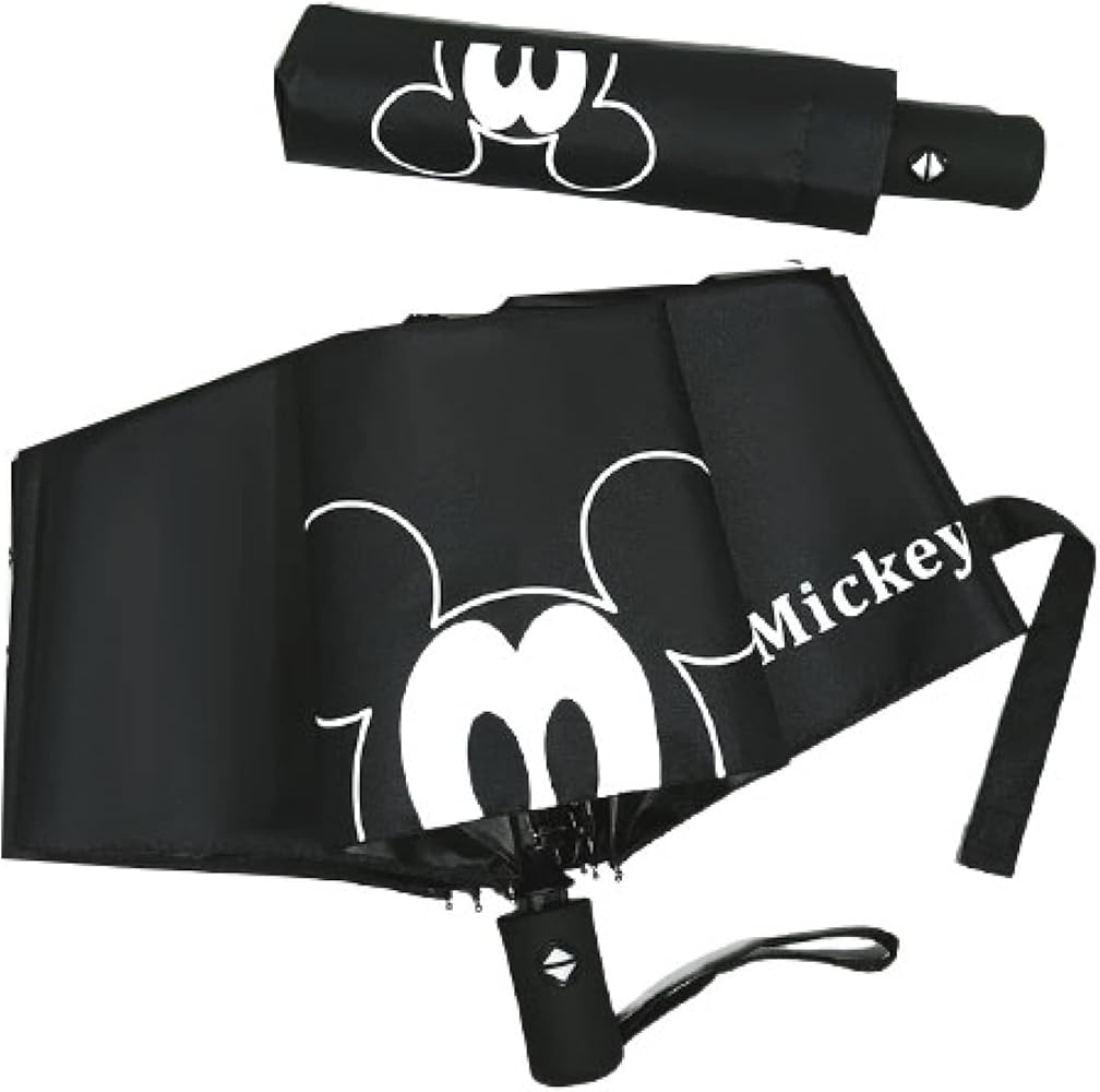 Amazon | ミッキー ミニー ディズニー キャラクター 日傘 折りたたみ傘