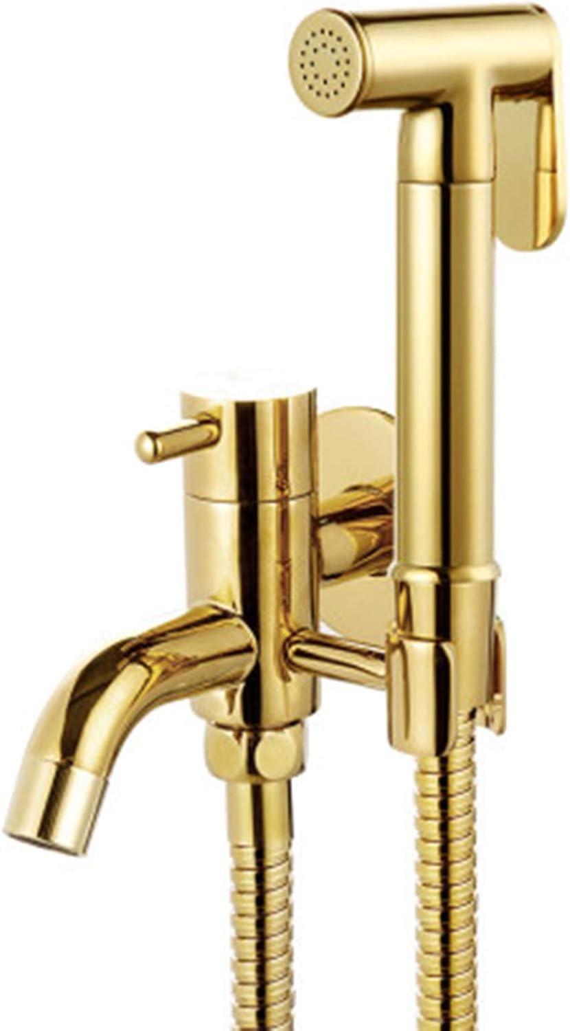 Sprayer Brass Handheld Shower Toilet Sprayer Single Cold Wall MountedSprayer