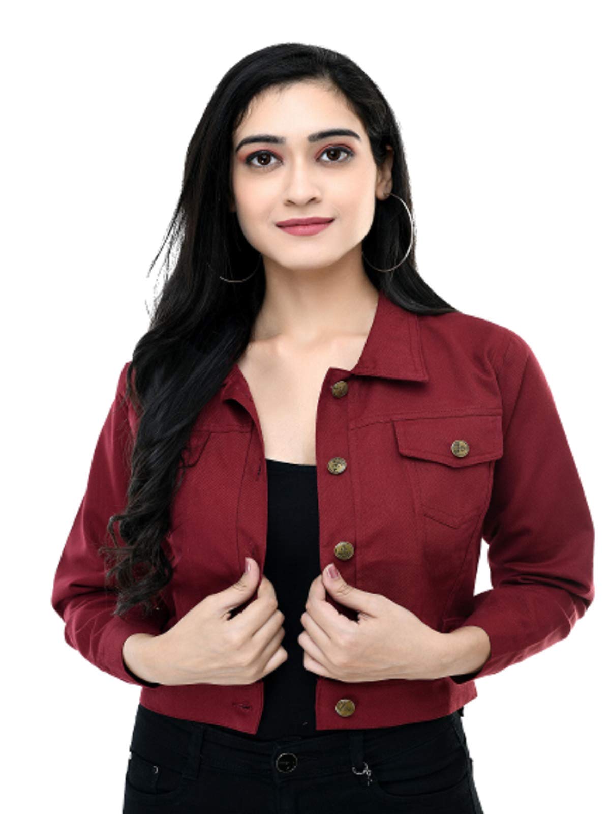 shiva trends Women's Solid Full Sleeve Regular Jacket-picture-24