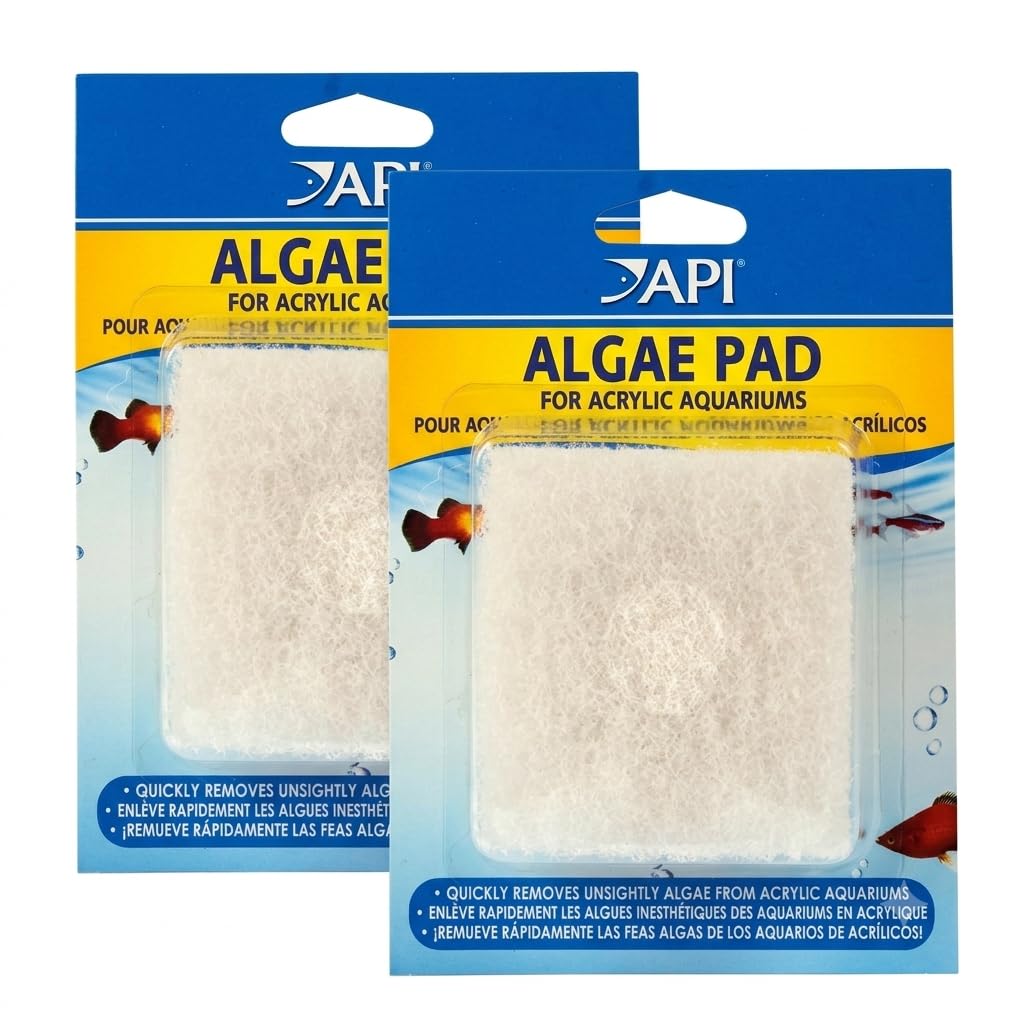 2 Pack Deal - API - Algae Pad For Acrylic Tanks