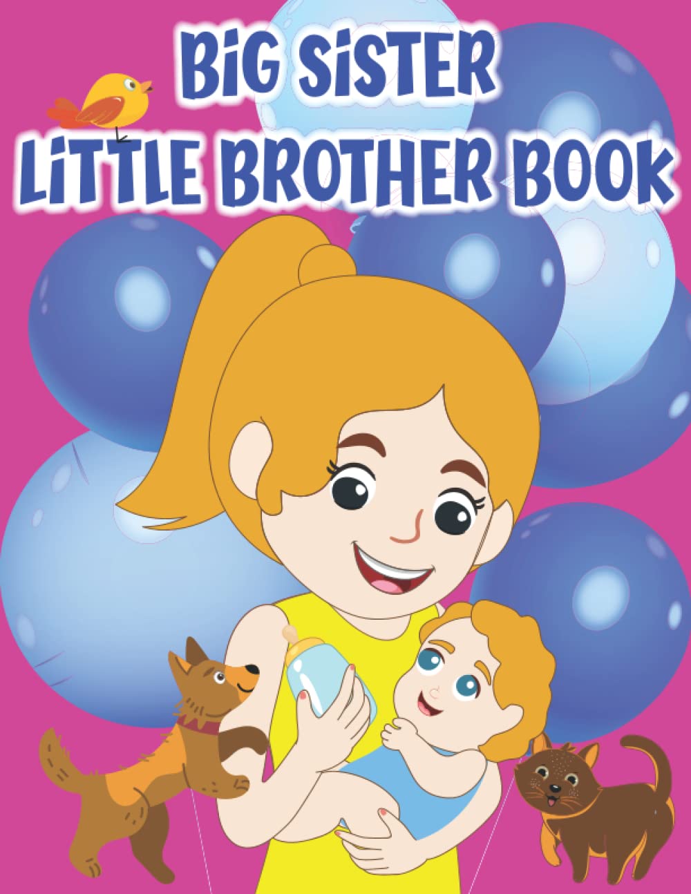 Big Sister Little Brother Book: Big Sister Activity & Coloring Book for Kids Ages 2-6, Gonna be a Big Sister Book, Big Sister Coloring Book for Girls