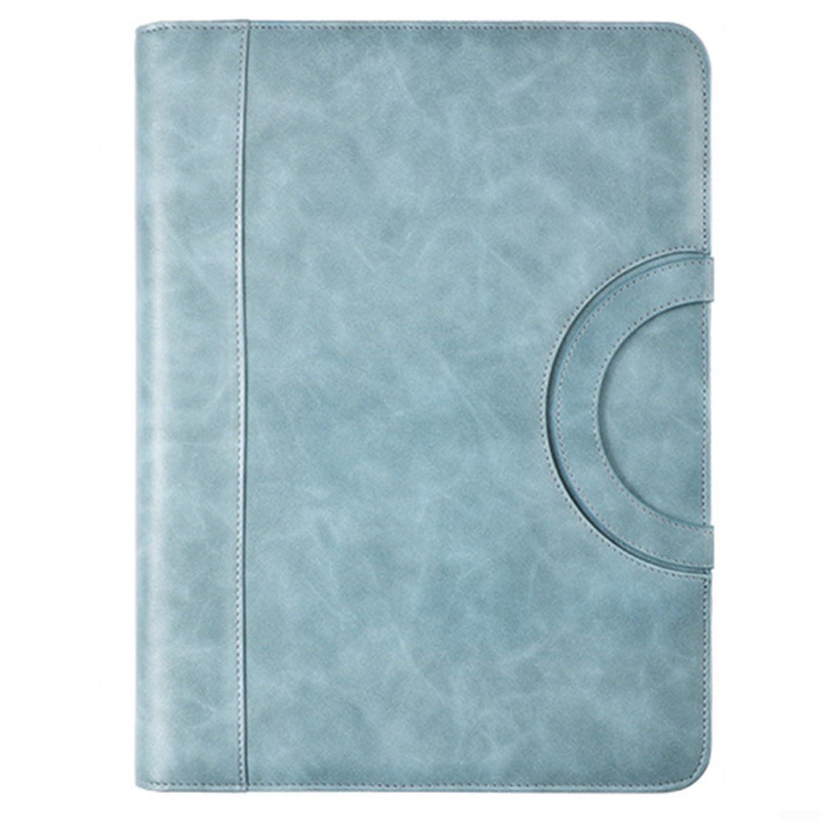 Classeur A4 en cuir bleu, mallette imperméable pour cadre et dirigeant