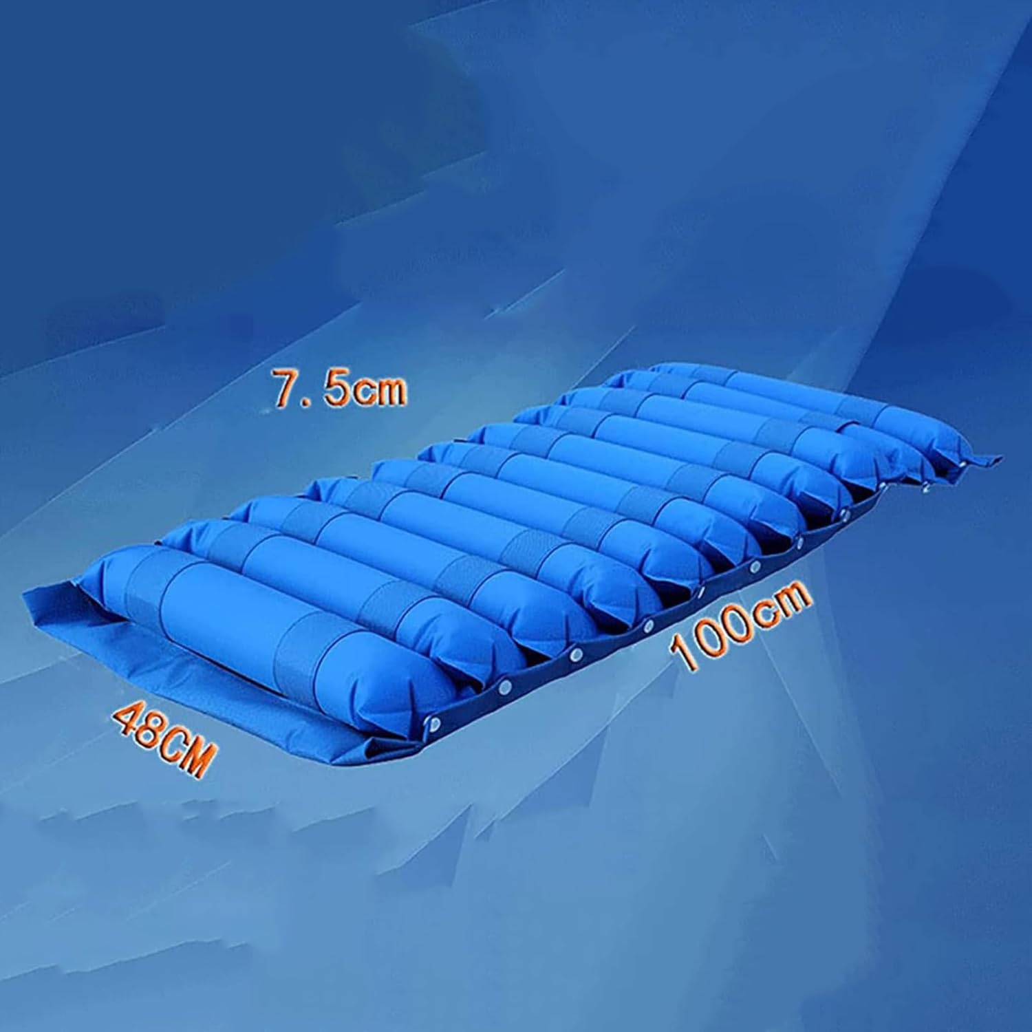 Cojín Antiescaras para Silla de Ruedas, Cojines de Presión para Úlceras por Presión en el Fondo, con Bomba Eléctrica, 11 Tiras de Gas, Tela de PVC Impermeable, para Silla de Ruedas, Silla de Oficina