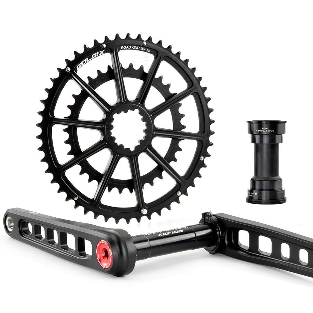 Zestaw korbowy do roweru szkieletowego 165 mm 170 mm 172,5 mm 175 mm MTB Hollow zintegrowane korby 50-34T 52-36T 53-39T podwójna tarcza łańcuchowa z dolnym wspornikiem