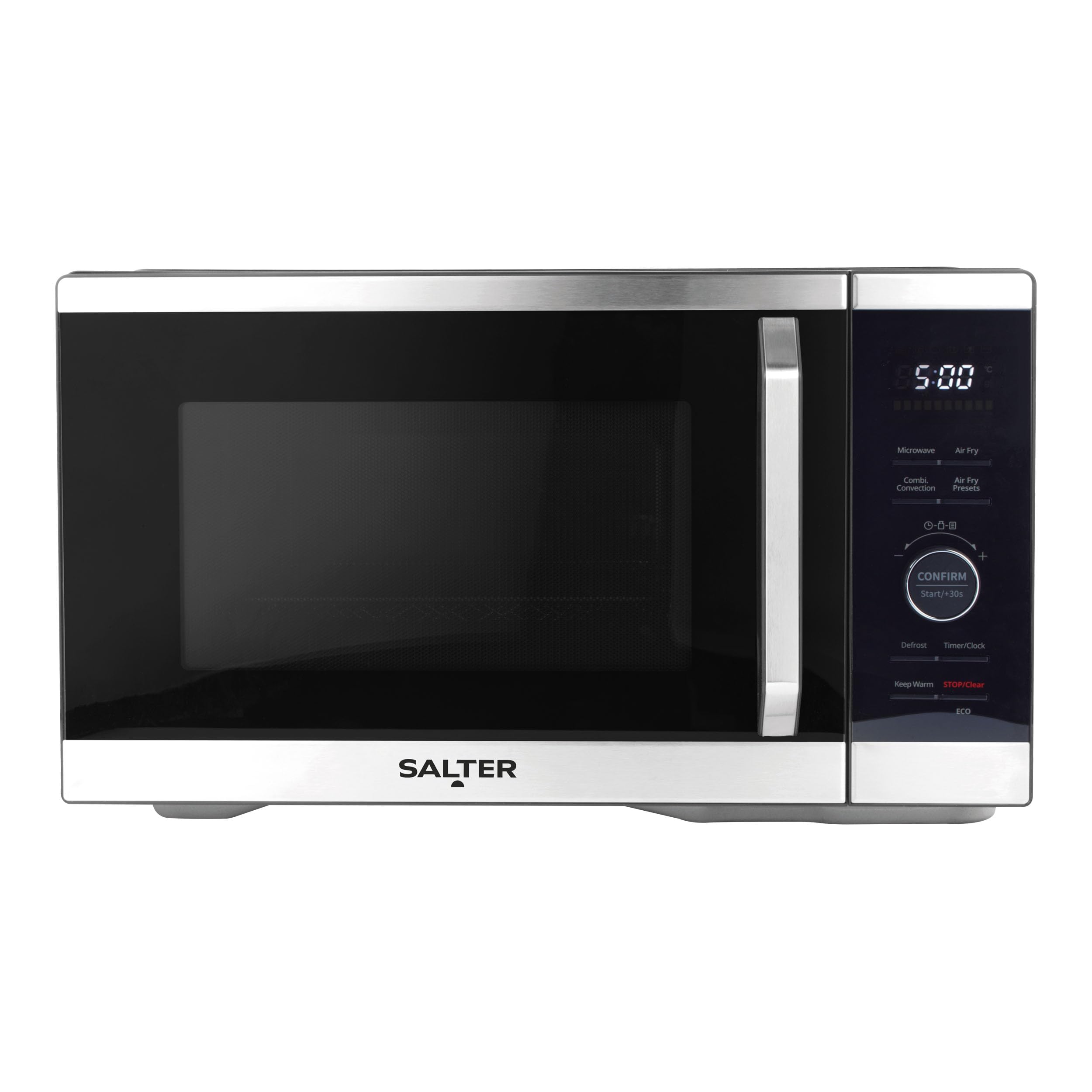 Salter DuoWave 2 In 1 Air Fryer & Microwave โ 26L, Air Fry (Crisp & Cook), Microwave (Reheat & Defrost) & Combi (Roast & Bake), 10 Cooking Modes, includes Crisper Tray & Baking Pan, 900/1500W