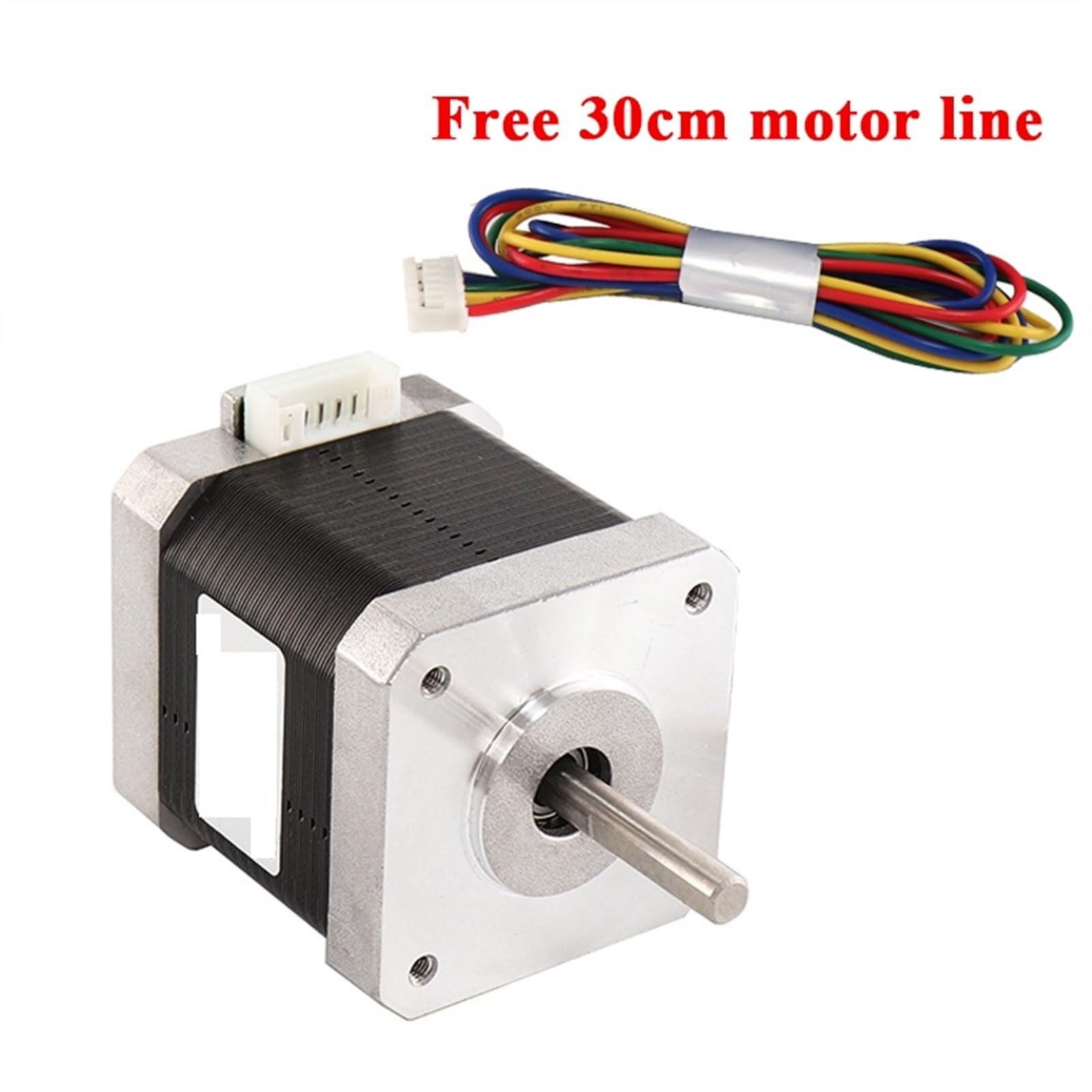 42 Schrittmotor for CNC-Fräsmaschine 4-polig 48 mm 78 Unzen Zoll BYGH 1,8 A 52 N.cm 17HS8401 Nema17 mit Hohem Drehmoment(17HS8401 x 5pcs)
