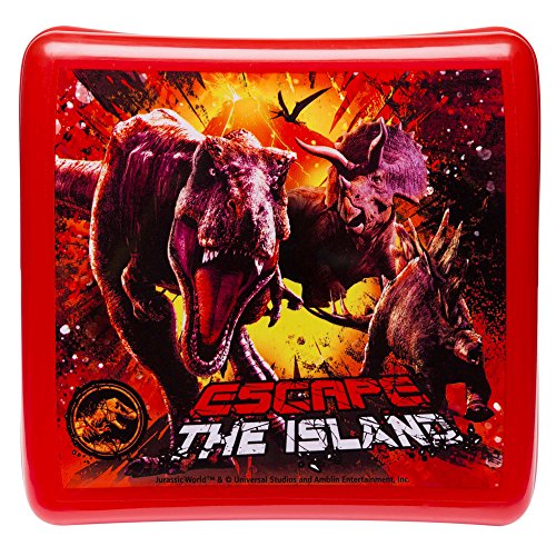 Zak Designs Jurassic World 2 Reusable Sandwich Container, Jurassic World 2