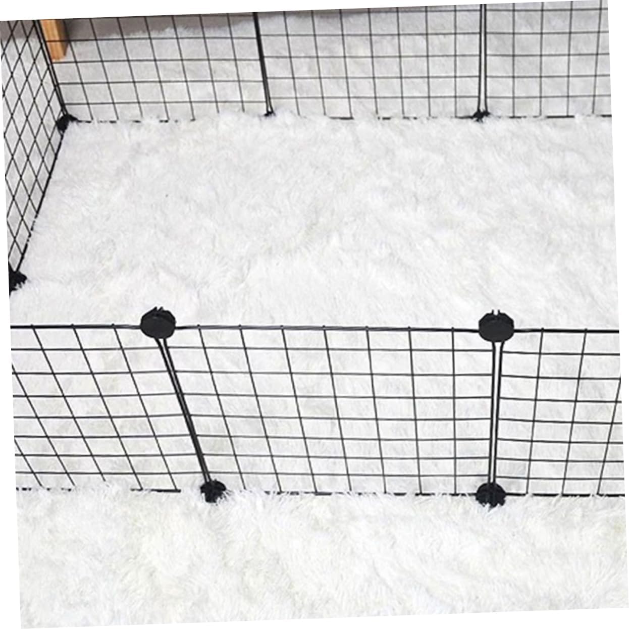 BESPORTBLE 50pcs Plastic Grid Connectors for Wire Shelving Closet Mounts Cube Connectors Versatile Storage