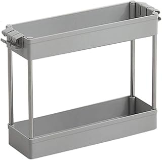 aasdf Rangement Coulissant Chariot de Rangement Organisateur de Salle de Bain Organisateur de rayonnage Polyvalent Chariot Utilitaire Roulant pour Salle de Bain Cuisine buanderie, quatrième étage