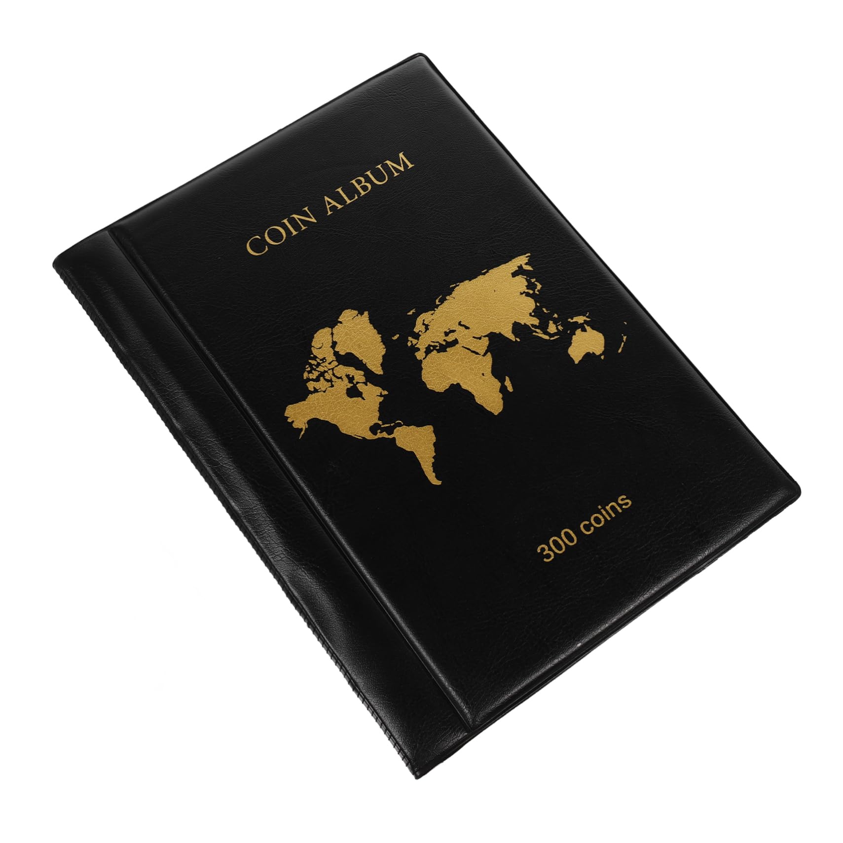 Album Monete Trasparente 300 Tasche in PVC e Pu per Collezione di Monete e Banconote per Collezionisti