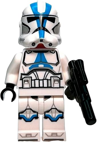 NA2 Lego Star Wars 501st Legion Clone Trooper Minifigura w Blaster de 75280 1 figura solamente