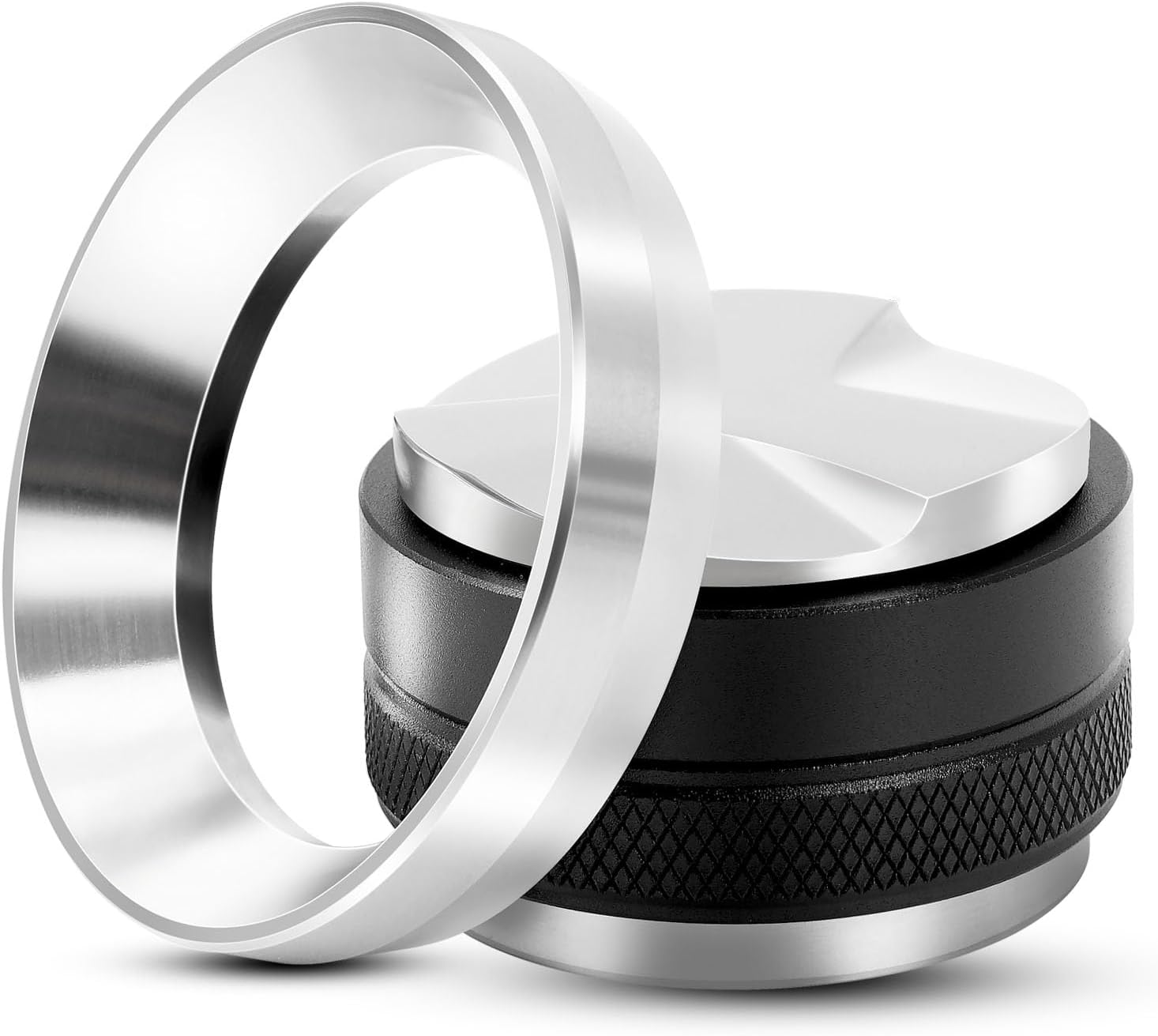 Tamper Per Caffè NEOUZA 51mm - Base Piana In Acciaio Inox Con Molla Da 13.6kg - Foto 13