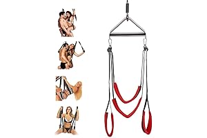 Adult Sex Swing Bondage Restraint BDSM Sex Toy with Steel Triangle Frame...