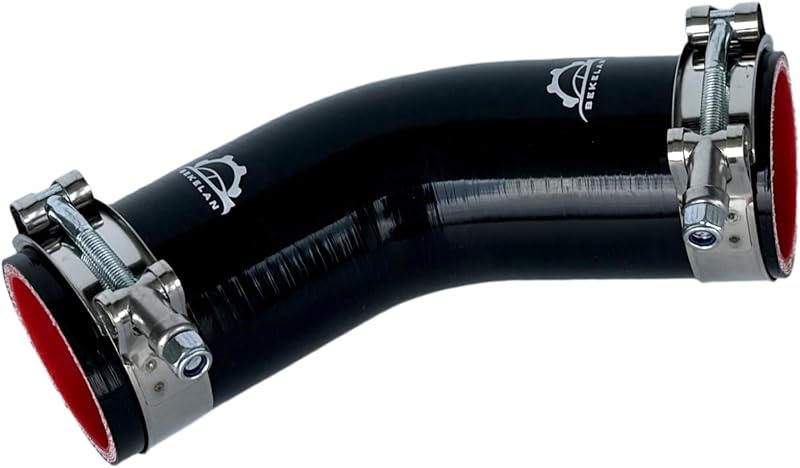 Mangueira Cotovelo de Silicone 45° bekelan, Diâmetro Interno de 2" para Turbo e Intercooler – 1 unidade