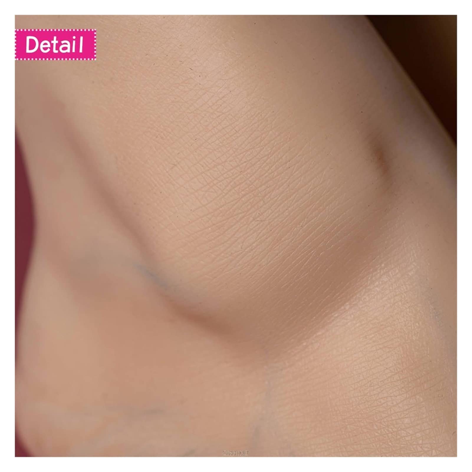 Prawdziwy silikonowy 1: 1 Female Fałszywy model cieczy Silikon widoczne naczynia krwionośne na sztukę(Heatable Toes NoBone,Right foot)