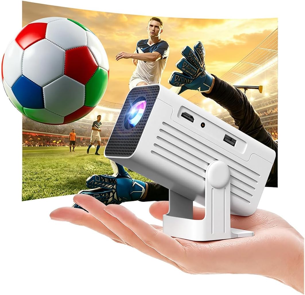 XENPONAD Mini Projector Android 11 WiFi 4K Short Throw Auto Keystone