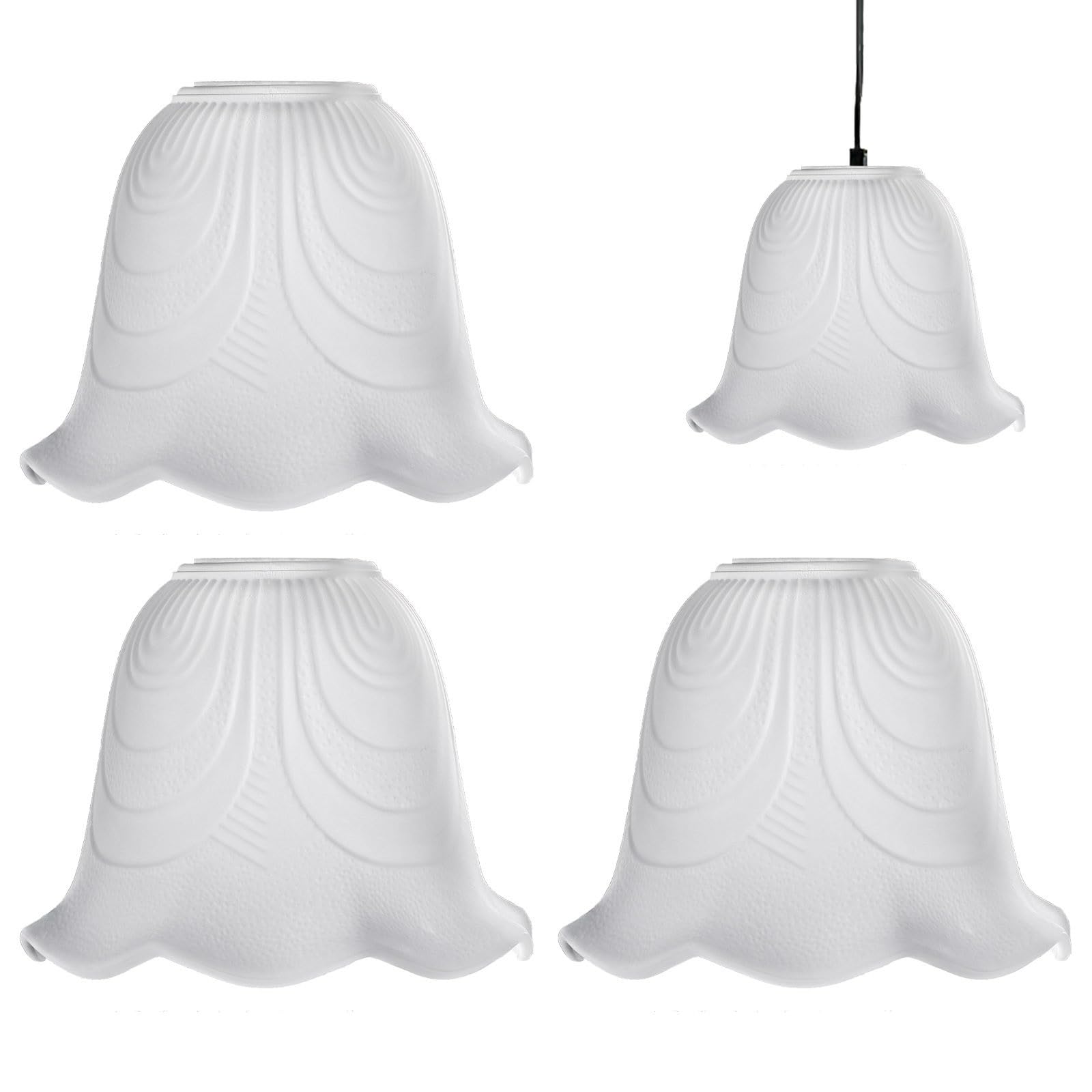 Paralume in Vetro E27 Elegante per Lampada Sospensione