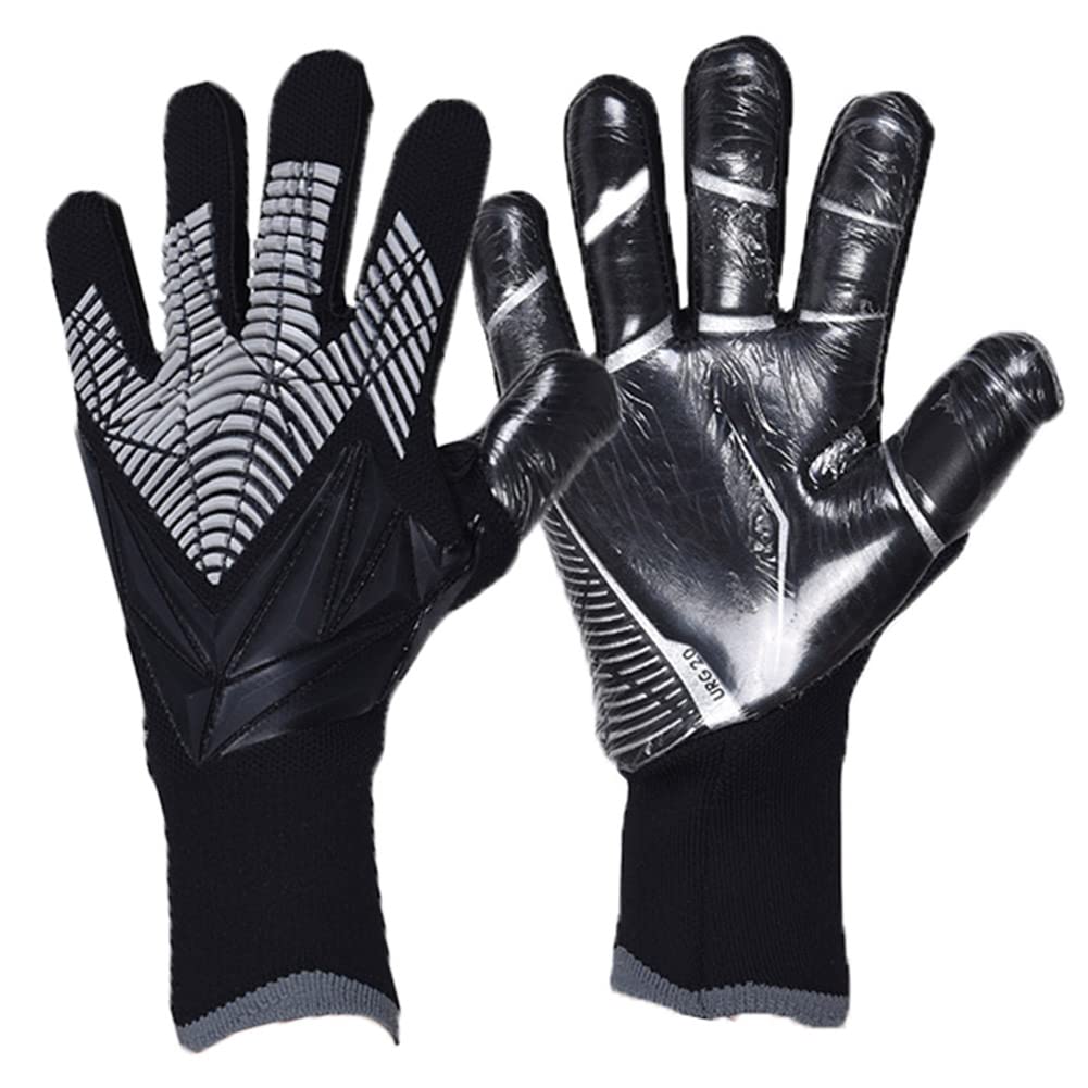 FASECKS Football Goalkeeper Gloves for Boys Kids Children Youth Soccer Goalie Gloves with 3mm Latex Super Grip Palm Goalkeeping Gloves6/7/8/9/10