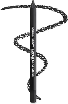 Wunderbrow Super Stay Eyeliner Pencil, Waterproof and Smudge-Proof, Shade Intense Noir