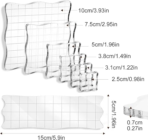 Miniatura 9 de UCEC 8 hojas de sellos transparentes, sellos de goma de silicona para plantas y flores, pequeños sellos transparentes para decoración de tarjetas y