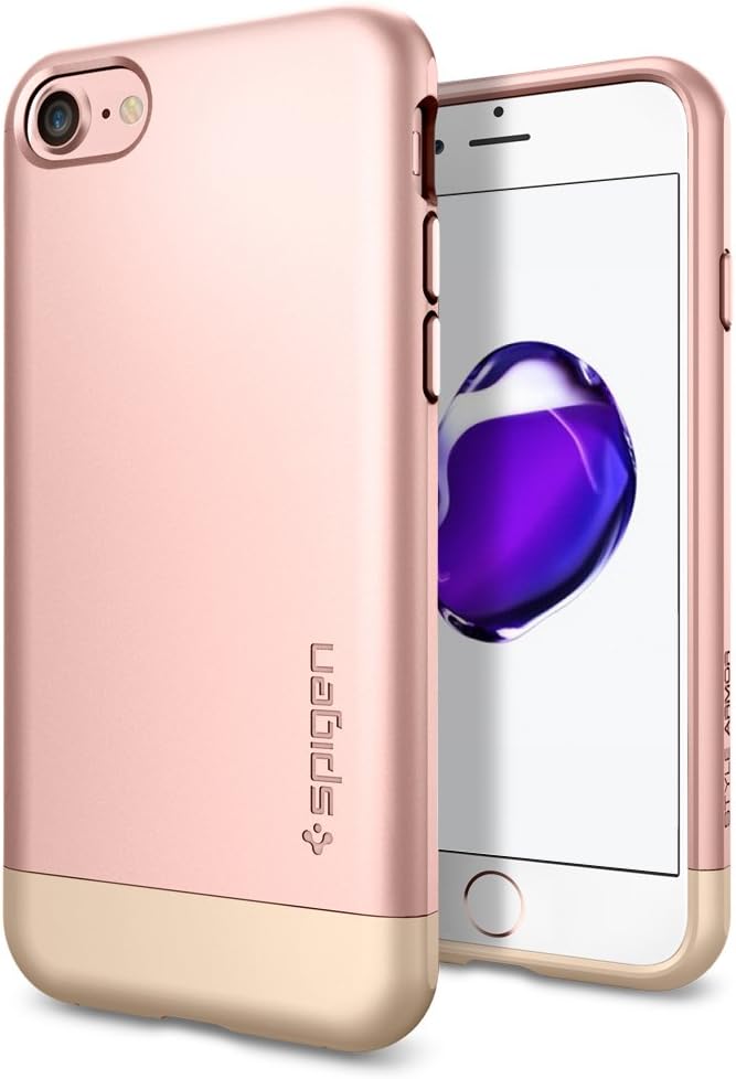 Spigen Style Armor Designed for Apple iPhone 7 Case (2016) - Rose Gold