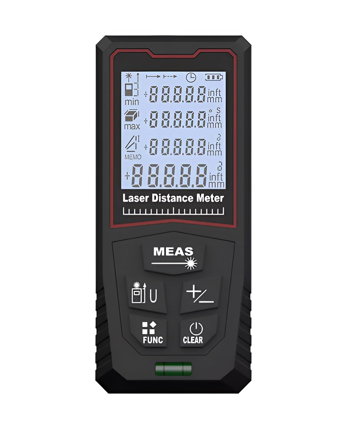 XPR3SS 100 Meters(328 feet) Green Beam Laser Distance Meter Range Finder Portable Green Laser Rangefinder Measuring Device Range Finder Digital Tape.