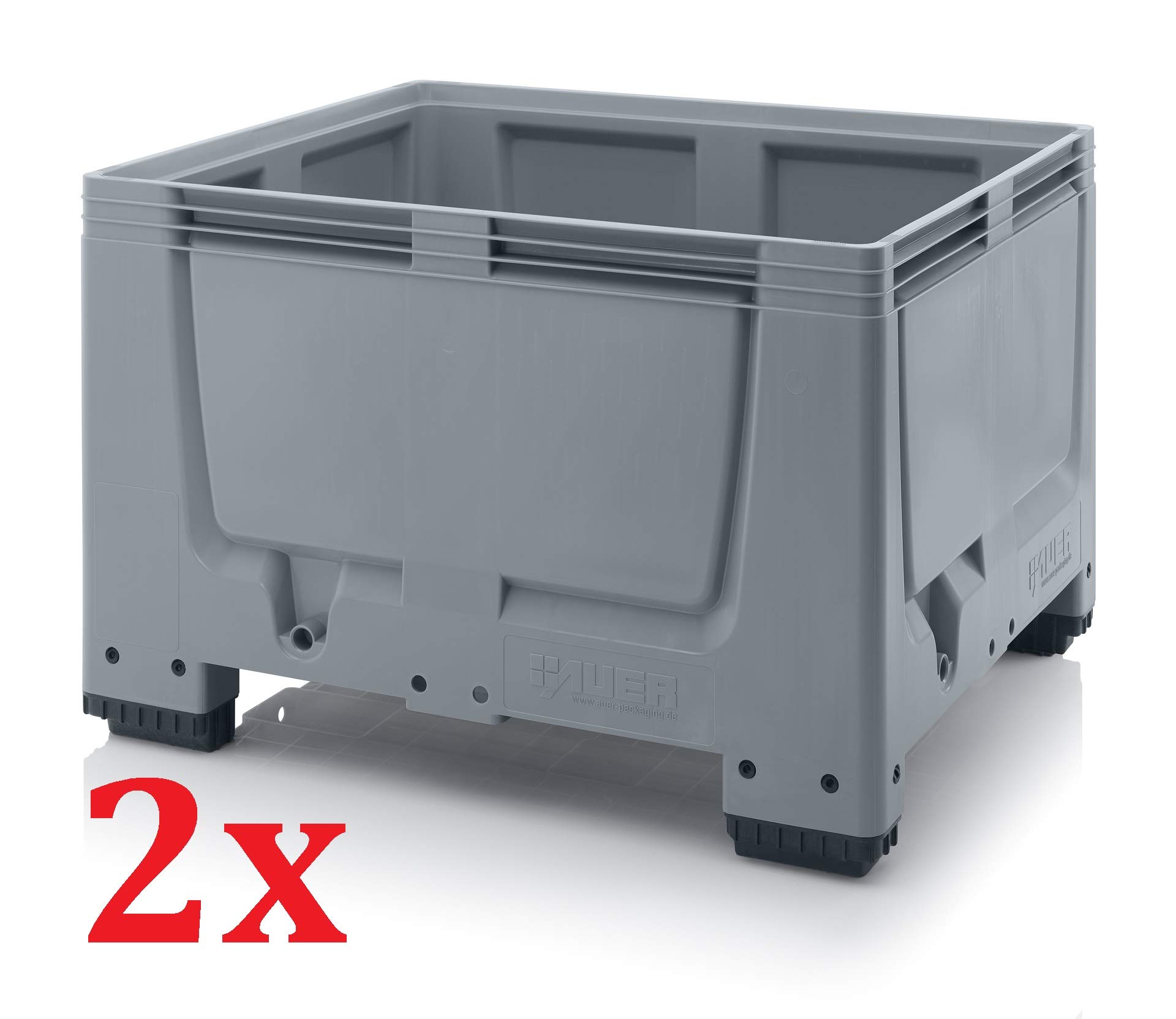 Auer BigBox fermé 120x100x79 Grande caisse-palette, conteneur à palettes