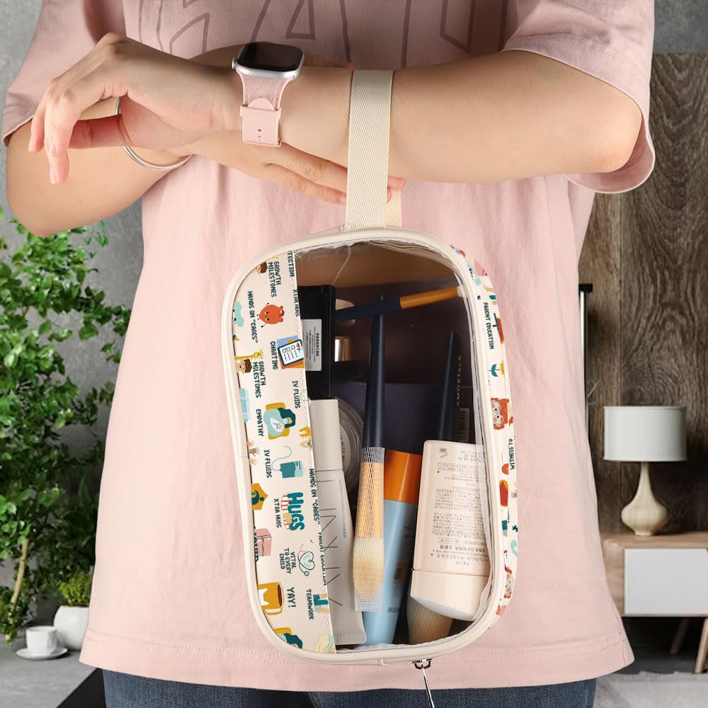 NICU Nurse Gift NICU Nurse Thank You Gift NICU Nurse Alphabet Clear Cosmetic Bag for Pediatric Nurse (NICUNurseBag) - Image 4