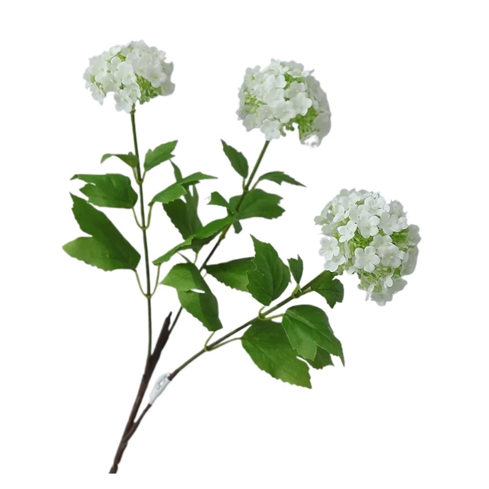 Casetlong 5Pcs Artificial Flowers For Home Decor Wedding Hall Flower Arrangement Party Photo Props(White)