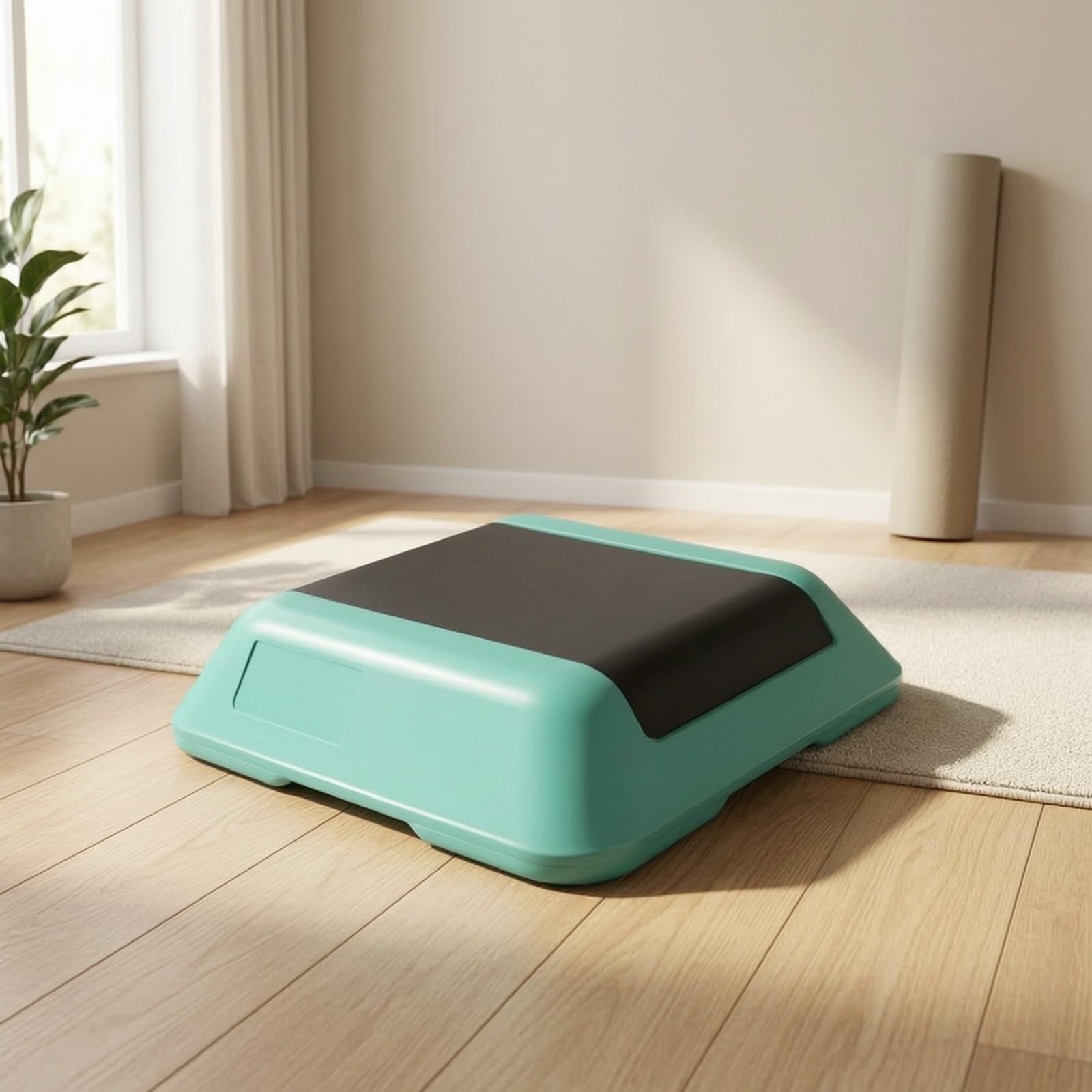 Base Step para Aeróbic Estable | mini escalón Ejercicio, Versátil, base Ejercicio con perficie Antideslizante, para apartamento