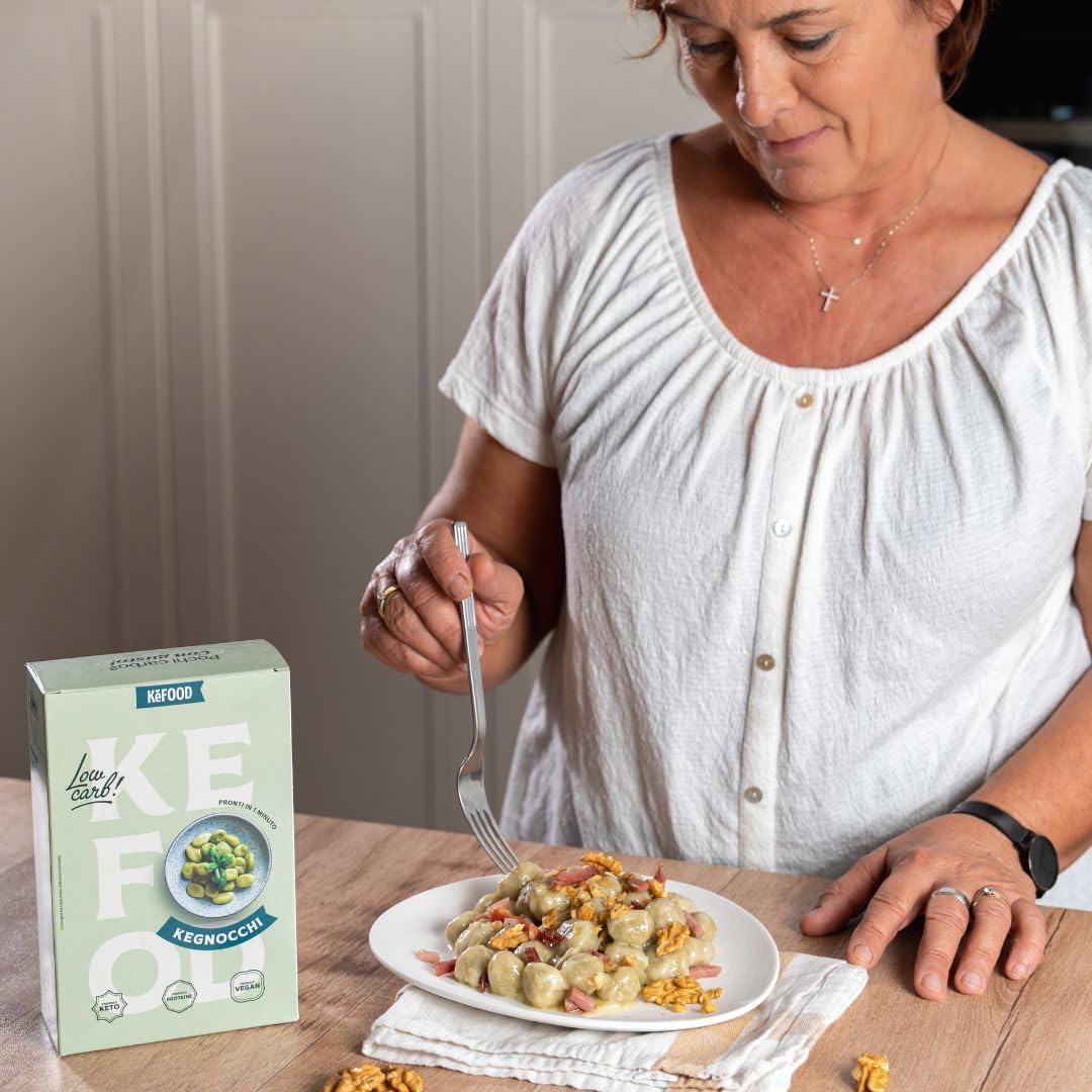 Kefood® Kit Pasta Keto (Box Scorta 6 Confezioni) – Mix 2 Spaghetti, 2 Riso, 2 Gnocchi – Pasta di Konjac Shirataki Senza Glutine e Low Carb