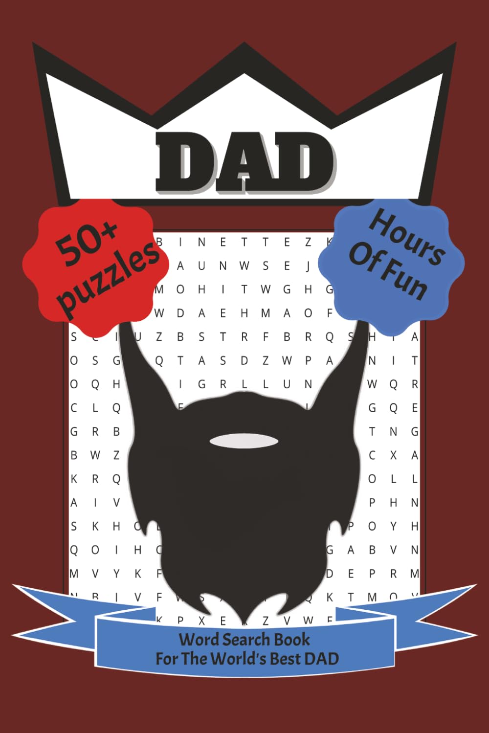 Dad Word Search Book: Father and Beard Themed word find