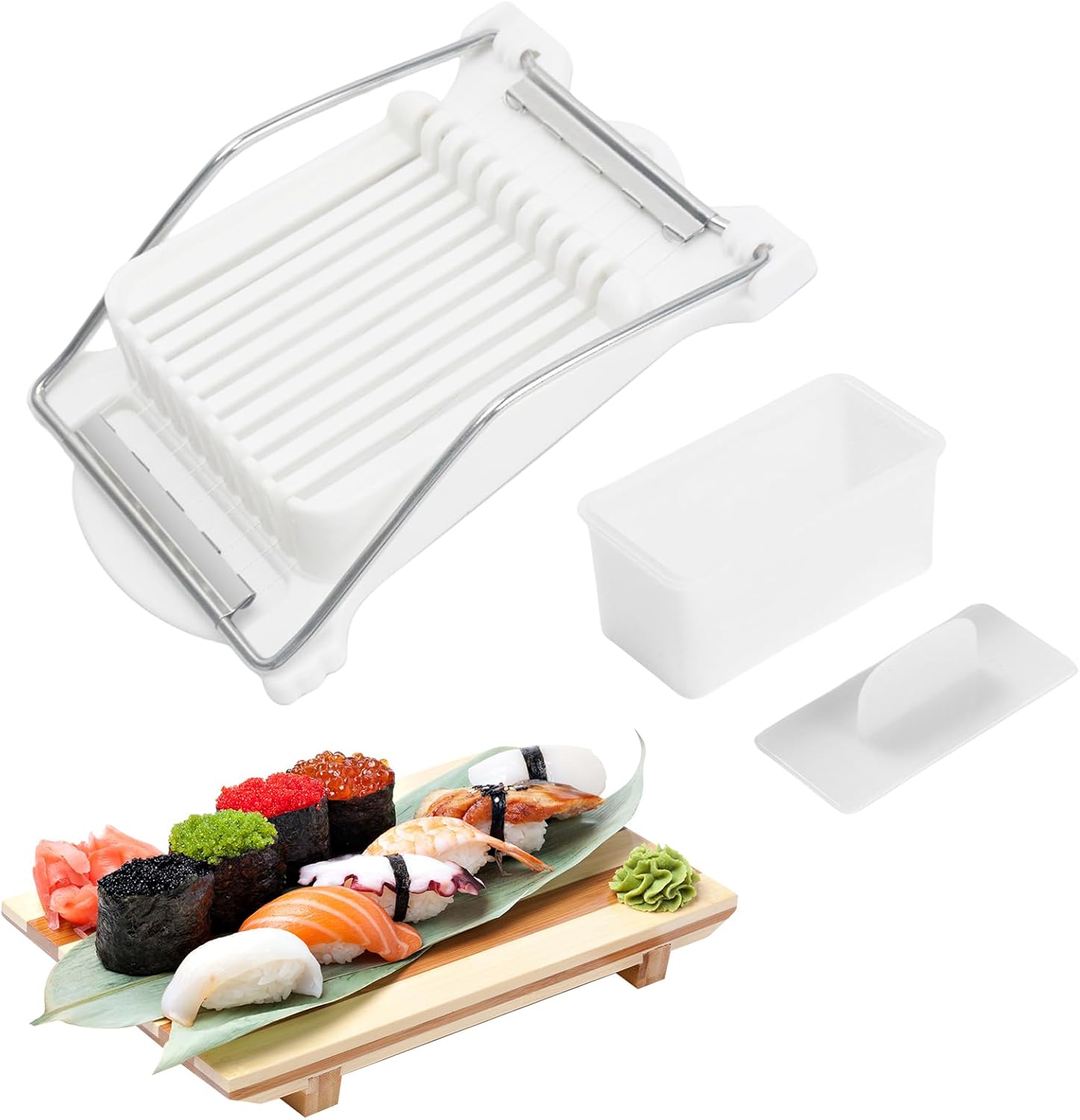 Rhitchy Luncheon Meat Slicer Set 2 Pack Egg Slicer with 1