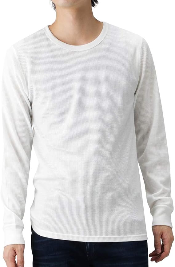 Amazon 長袖tシャツ ロンt 無地 メンズ ワッフル ロングtシャツ クルーネック Mh fw ホワイト Xxl Tシャツ カットソー 通販 Amazon 長袖tシャツ ロンt 無地 メンズ ワッフル ロングtシャツ クルーネック Mh fw ホワイト Xxl Tシャツ カットソー 通販
