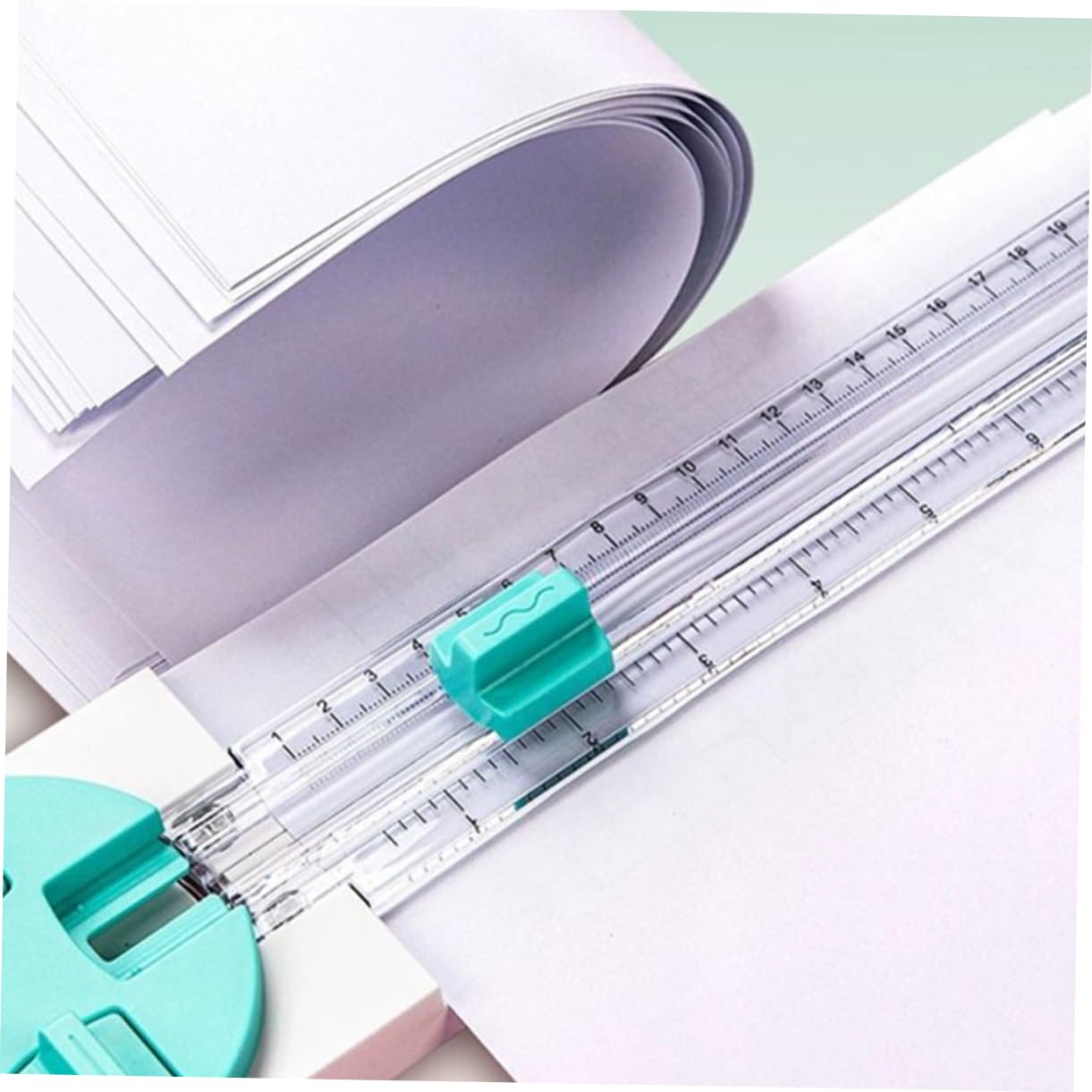 jojofuny 2piezas Cortadora De Papel Unidades Portátil Para Manualidades Cortar Tarjetas Álbumes De Recortes Papel De Obsequio y Cartulina