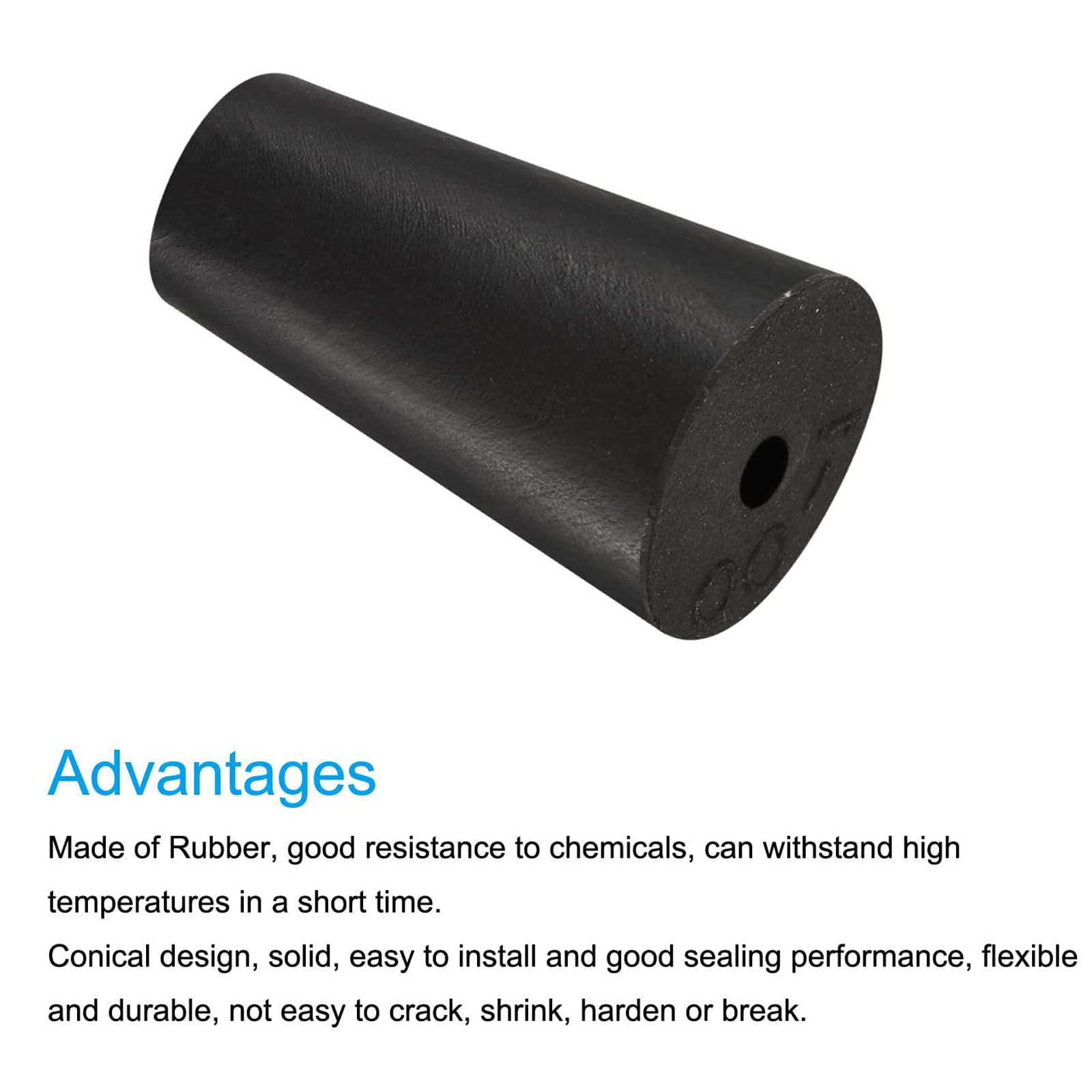 TOP-VIGOR 10Pcs Rubber Tapered Plug - Image 4
