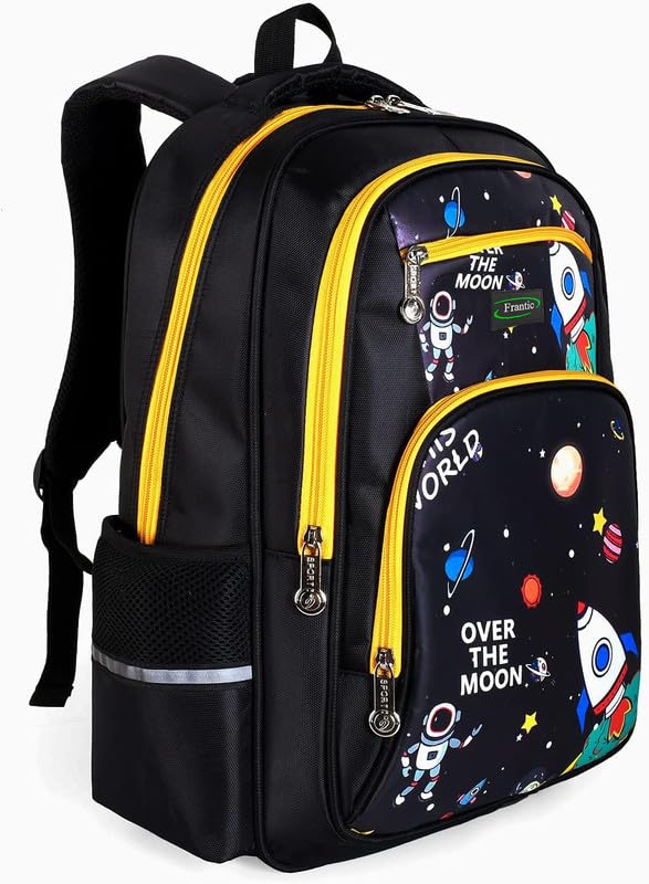 Image of Frantic RR4Zipper Waterproof Polyester 26 L School Backpack School Bag Daypack Picnic Bag For Boys & Girl