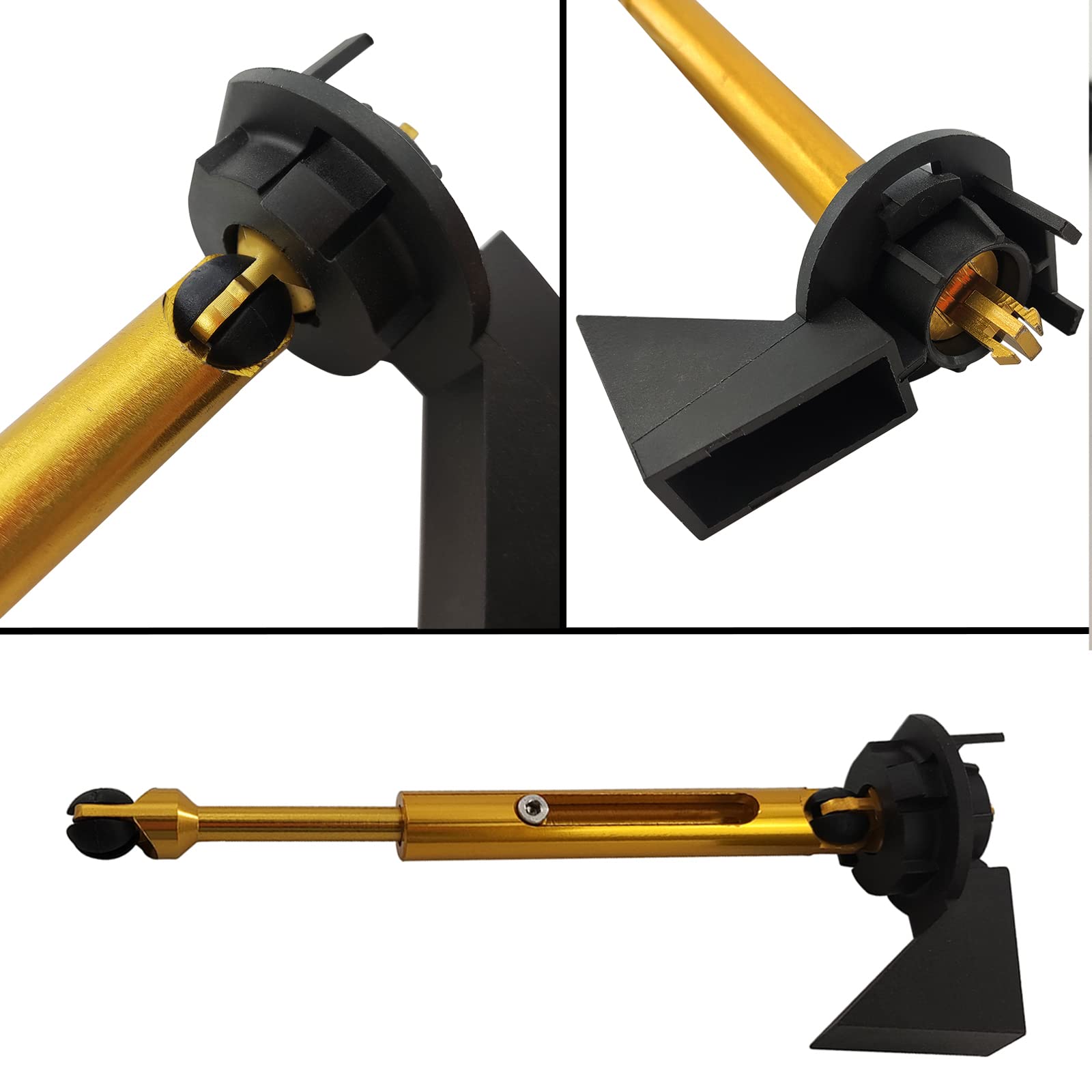 Kit Riparazione Chiusura Cofano C-Auto Per Ford Focus MK2 (2004-2011) - Leva In Plastica Nera, Lunghezza 132mm