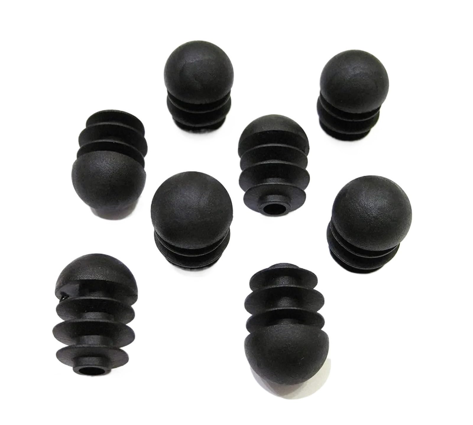 16pcs Round Tube Insert Plug Table Chair Leg End Caps Furniture Feet Pipe Tubing Cap Dust Cover Blanking Bung Floor Protector For Pipe(19mm)