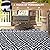 GEUOYEE Reversible Mats - 5' x 8' Outdoor Rug, Plastic Straw Rug, Modern Area Rugs, Large Floor Mat for Outdoors, RV, Garden, Patio, Backyard, Deck, Picnic, Beach, Camping, Blue & White